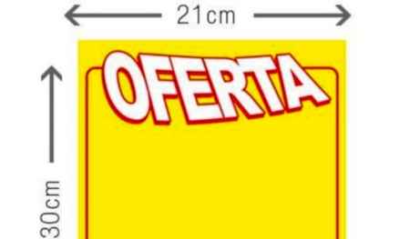 Gráfica Para Cartaz De Oferta Para Supermercado Tamanho A4