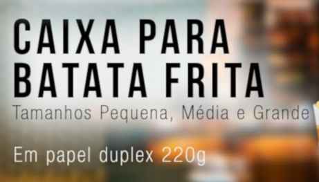 Comprar Caixinha Para Batatinha Frita