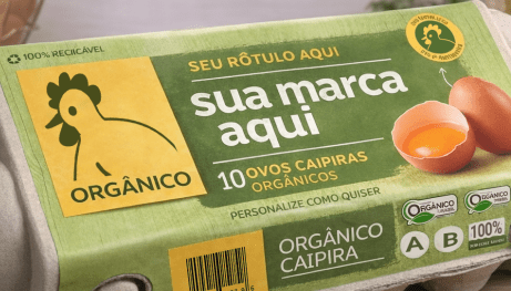 Rótulos Para Ovos Caipira Personalizados