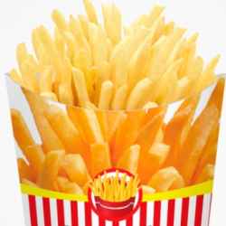 Caixinha Embalagem Para Batatinha Fritas
