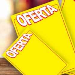 Fabricação De Cartaz De Oferta Para Loja