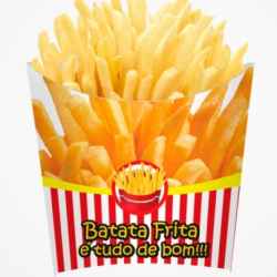 Gráfica Especializada Em Embalagem Para Batatas Fritas Grande