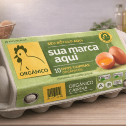 Rótulos Para Ovos Caipira Personalizados